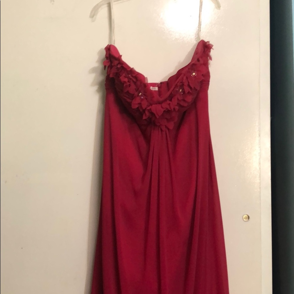 Strapless David’s bridal, bridesmaid/prom dress